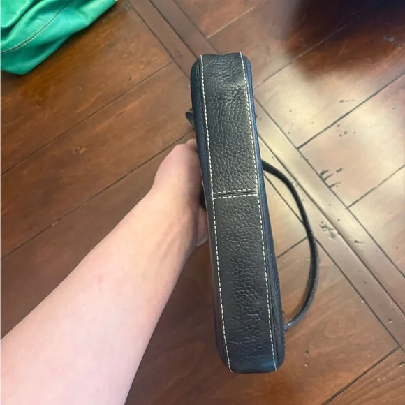 Kate Spade Pebbled Leather Shoulder Bag - Black USED - Picture 3 of 12